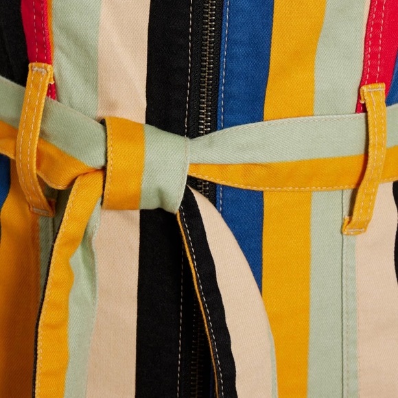 Alice + Olivia Multicolor Striped Mini Dress - Picture 3 of 4